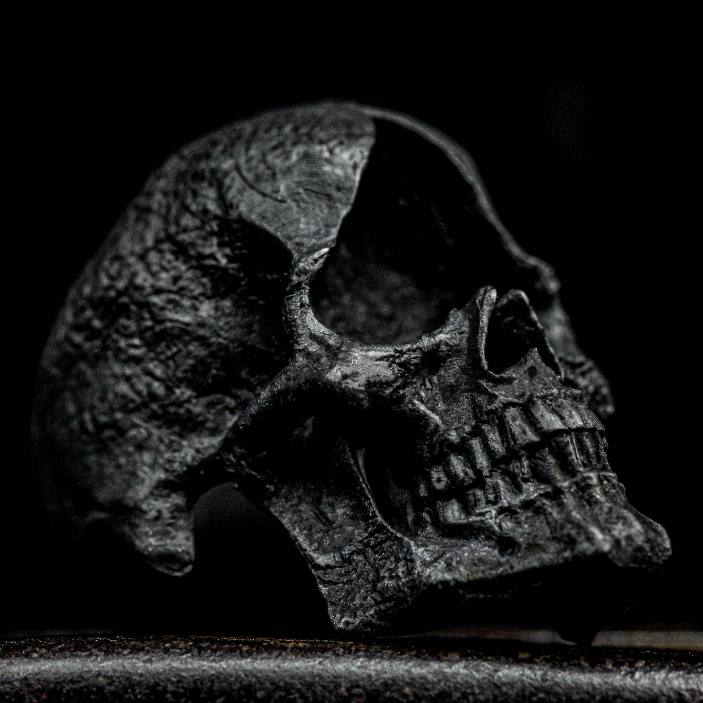 Skull ring, Standard full jaw silver men skull, biker masonic rock n roll, gothic handmade jewelry, 925 silver skull ring.