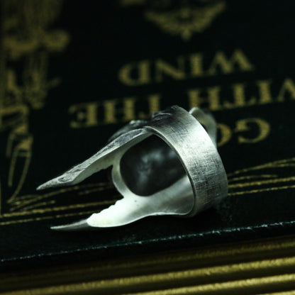 Dark Guardian Sigil Ring - 925 Silver Armor Plating Design Hero Jewelry - SATANHORN