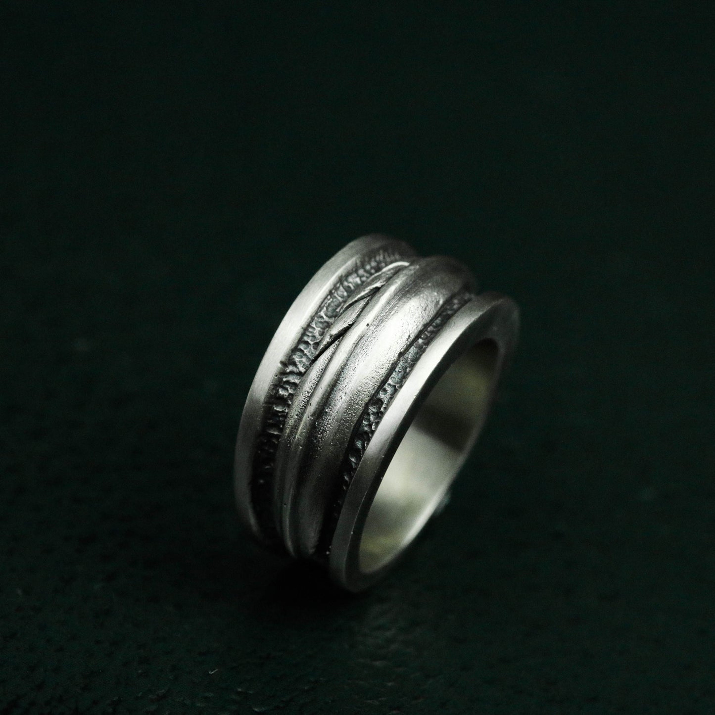 Feather 925 Silver Ring, Gift for mother,Takahashi style sterling silver ring,Silver handmade design personalized gift-Craftsman made - SATANHORN