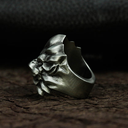 Lion Beast King 925 Silver Ring, Lion Ring, African Ring, Animal Ring, Men's Accessories Silver Ring - Handmade - SATANHORN