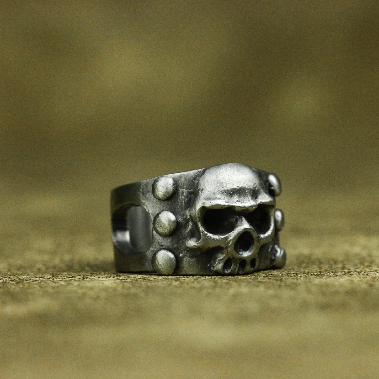 Pirate Skull 925 Silver Ring, Nautical Ring Sailor Jewelry, Punk Gothic Silver Ring-Craftsmen made - SATANHORN