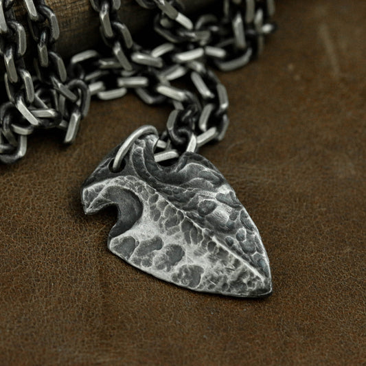 Arrow 925 silver pendant, cold weapon, ancient hidden weapon pendant, brass jewelry, personalized retro art-Craftsman made