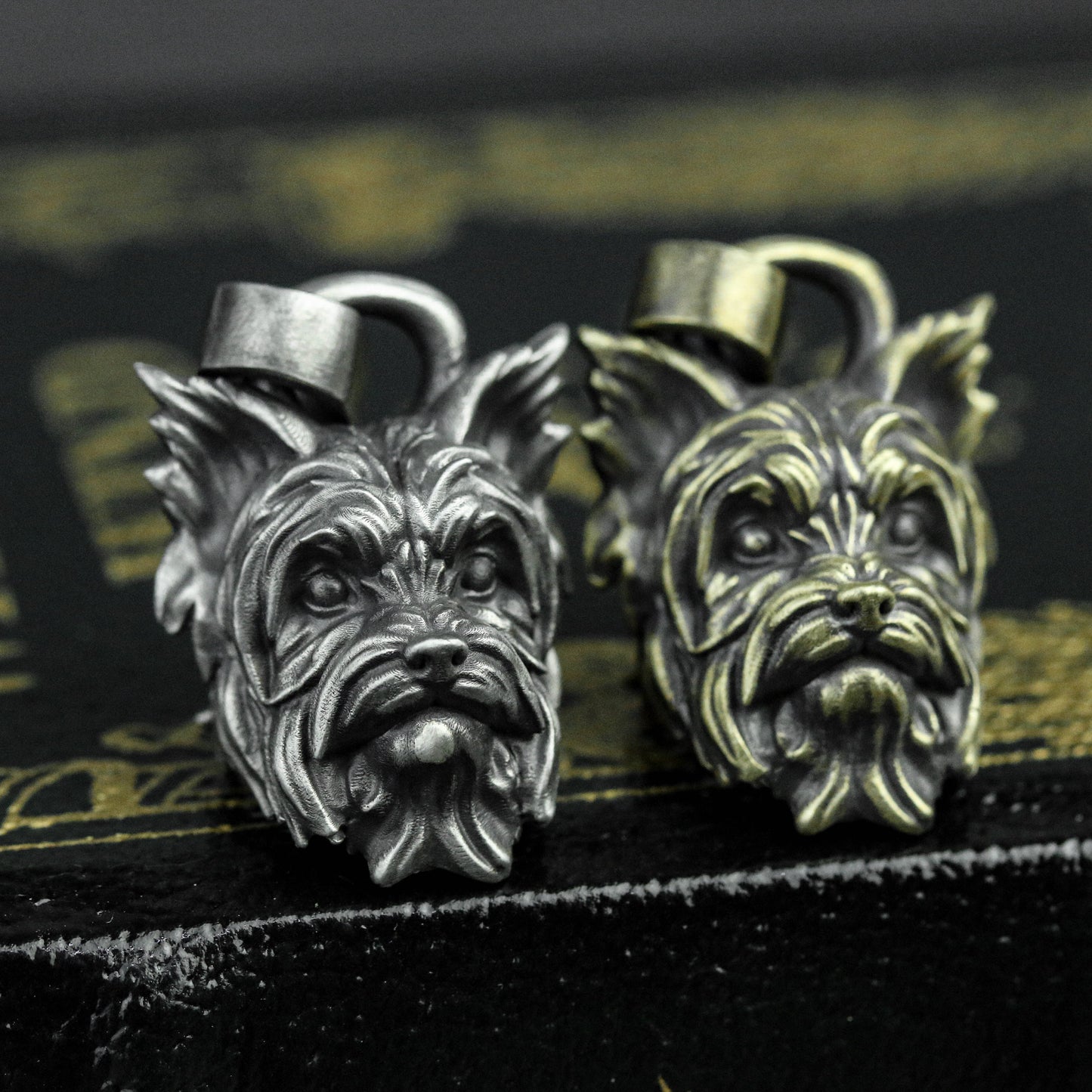 925 Sterling Silver Schnauzer Dog Pendant, Schnauzer Dog Necklace, Animal Pendants, Personalized Gifts, Men's Necklaces - Craftsman Made