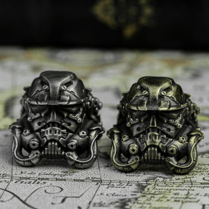 Warrior accessories Soldier Helmet-Inspired Ring, Handcrafted Jewelry – Artisan Made