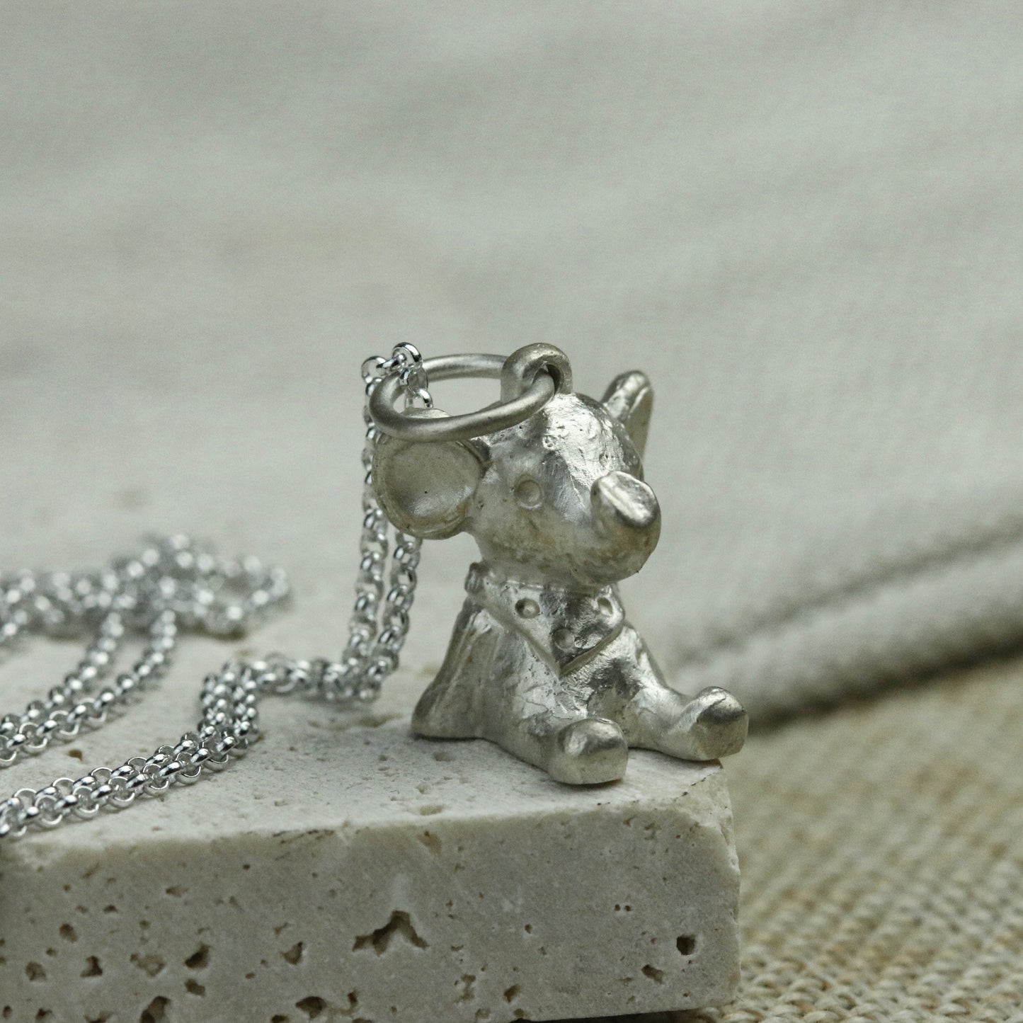 925 Sterling Silver Elephant Pendant, Elephant Necklace, Personalized Gifts, Handmade Gifts, Birthday Gifts, Gifts for Him - Handmade