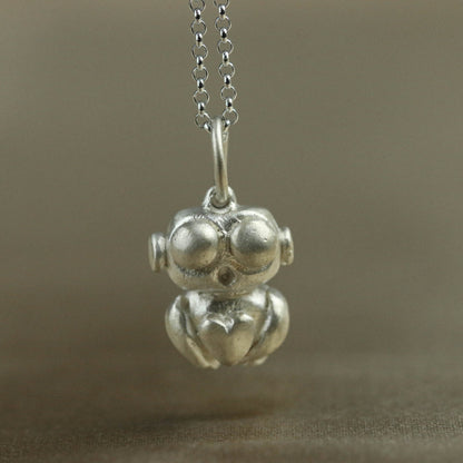 925 Sterling Silver Abstract Frog Pendant, Frog Necklace, Frog Jewelry, Birthday Gifts, Mother's Day Gifts, Gifts for Her - Handmade