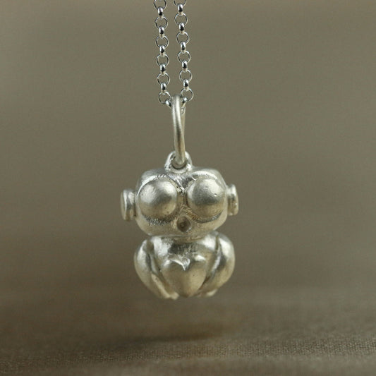 925 Sterling Silver Abstract Frog Pendant, Frog Necklace, Frog Jewelry, Birthday Gifts, Mother's Day Gifts, Gifts for Her - Handmade