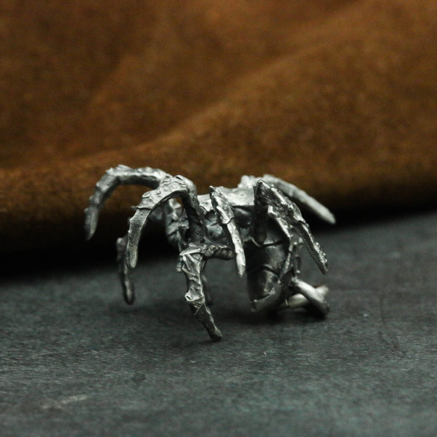 Little Spider 925 Silver Necklace Pendant, Men’s Pendant, 925 Silver Accessories, 925 Silver Insect Personality Necklace Pendant