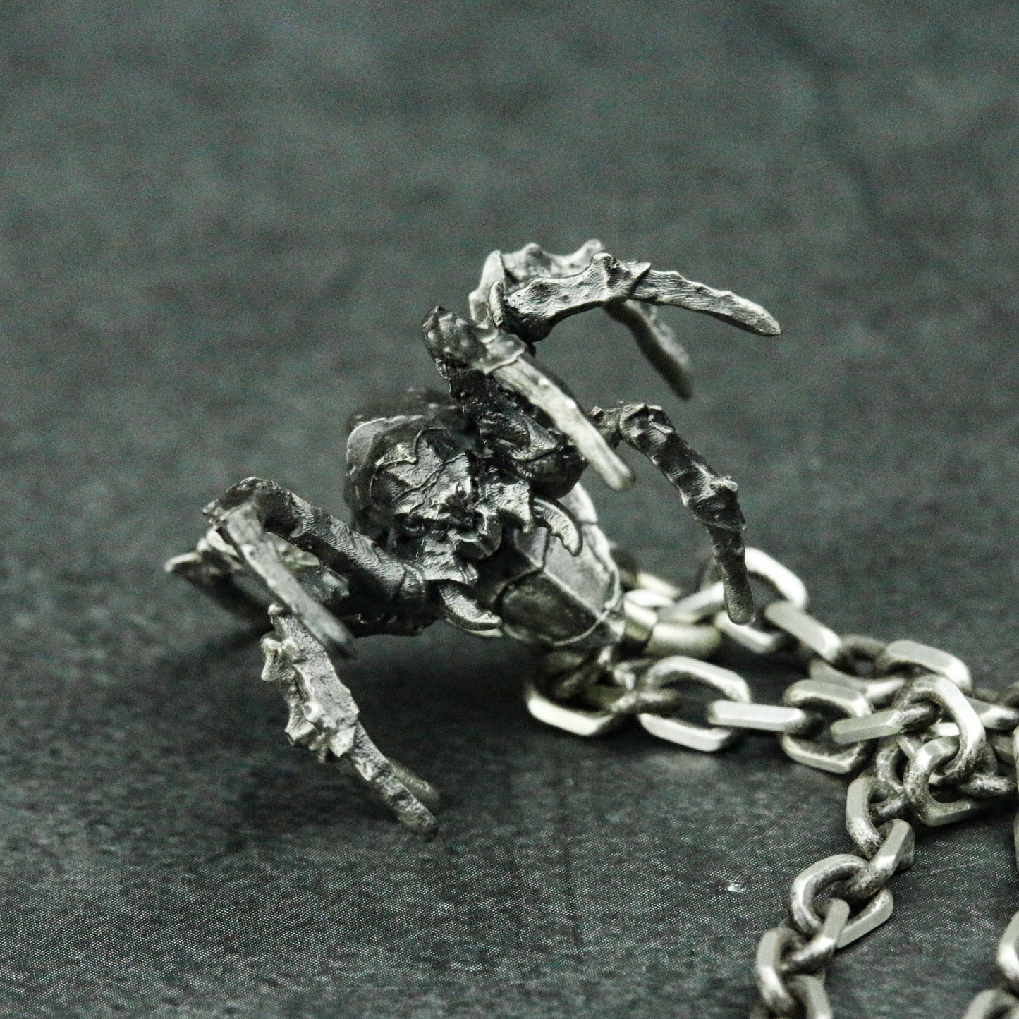 Little Spider 925 Silver Necklace Pendant, Men’s Pendant, 925 Silver Accessories, 925 Silver Insect Personality Necklace Pendant