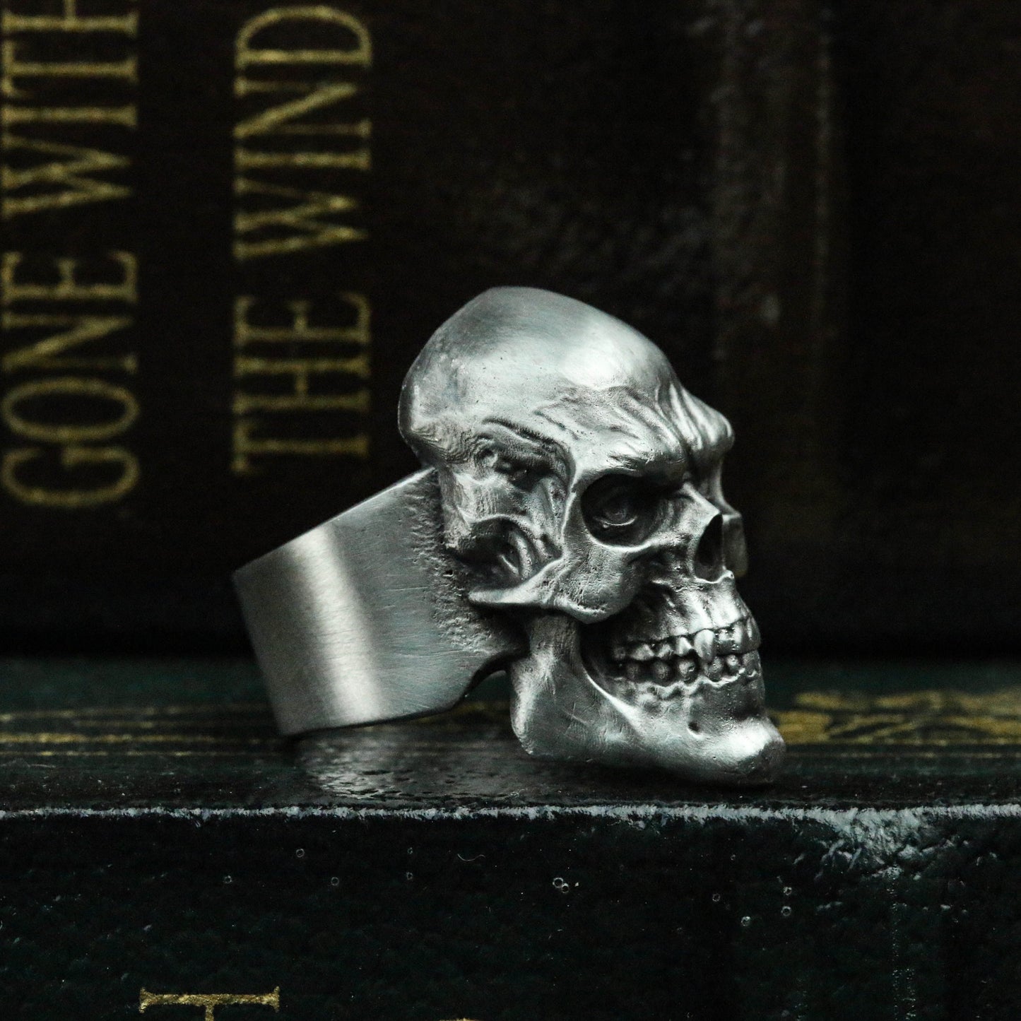 Captain America Red Skull 925 Silver Ring, Marvel Villain, Marvel Ring, Skull Ring, Men's Ring, Captain America-Craftsmen made