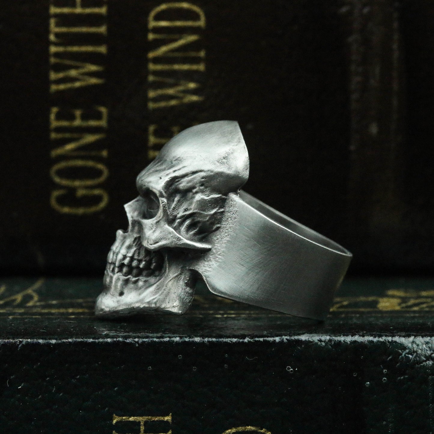 Captain America Red Skull 925 Silver Ring, Marvel Villain, Marvel Ring, Skull Ring, Men's Ring, Captain America-Craftsmen made