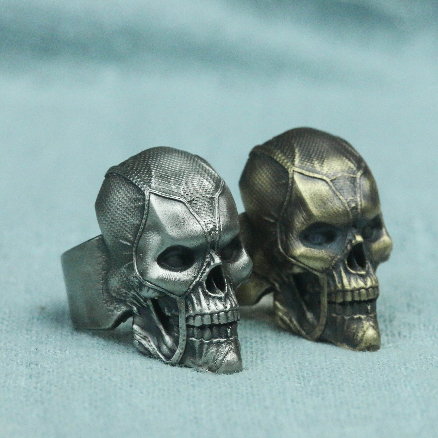 Deadpool 925 silver ring, personality skull ring, sterling silver ring, Marvel ring, superhero ring, skull ring