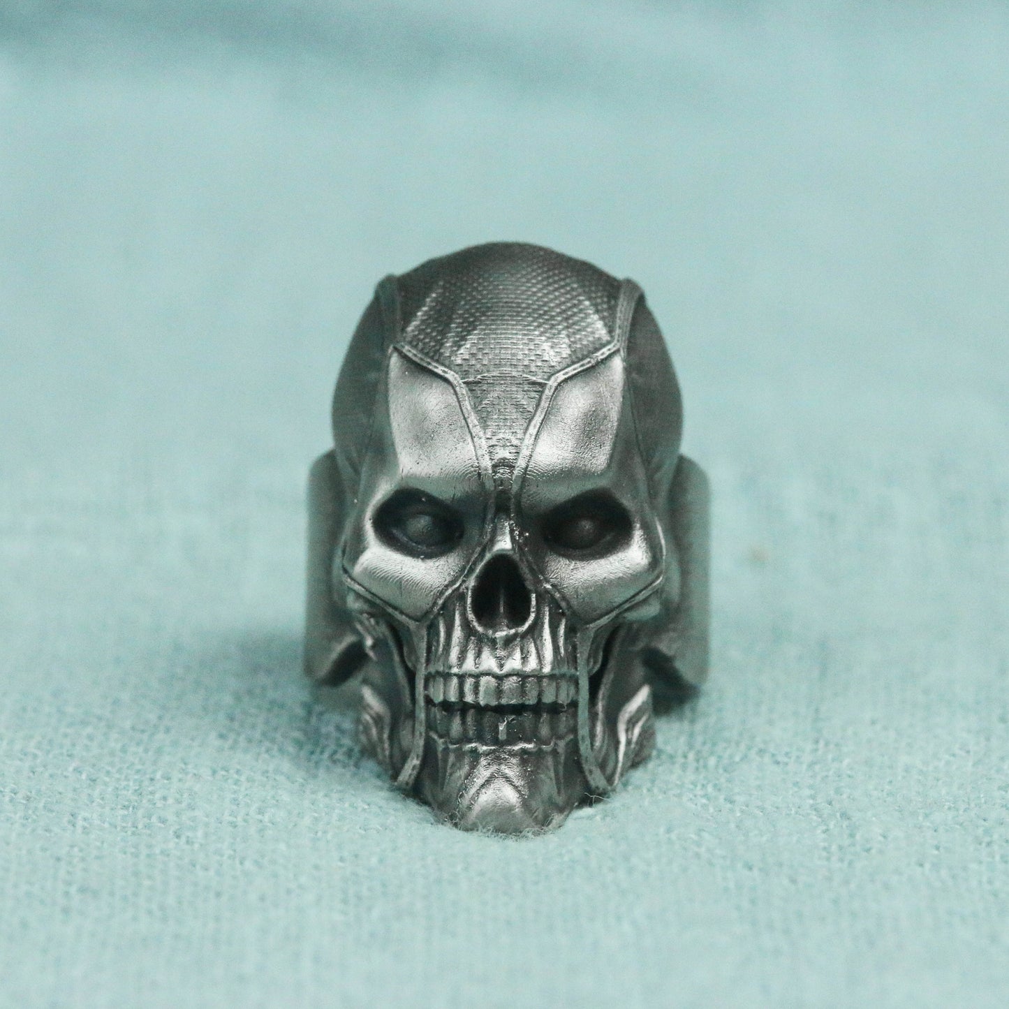 Deadpool 925 silver ring, personality skull ring, sterling silver ring, Marvel ring, superhero ring, skull ring