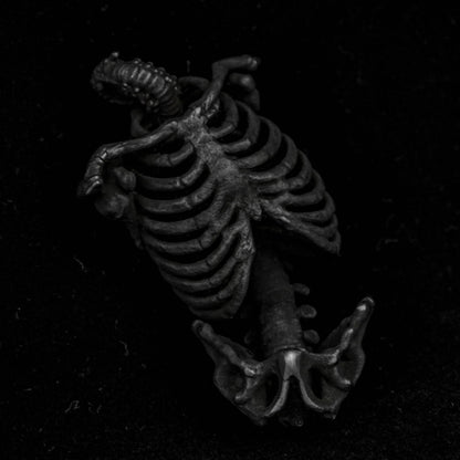 Dragon Spine Pendant, Cross Silver Pendant, Skull Brass Pendant, Texture Pendant, Vintage Pendant, 925 Sterling Silver Pendant, Brass