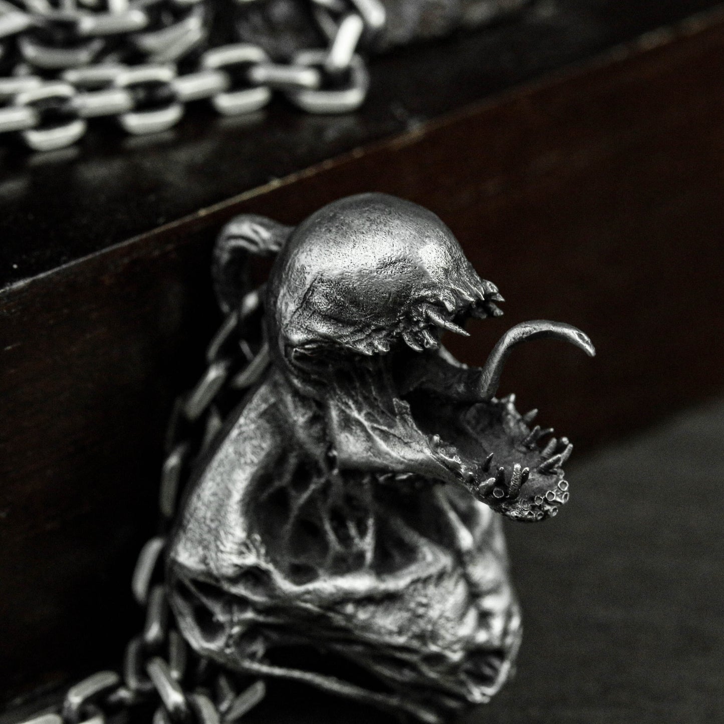 Handmade Venom Demon Silver Pendant for Men/Venom Silver Necklace/Venom Pendant/Party Custom Pendant