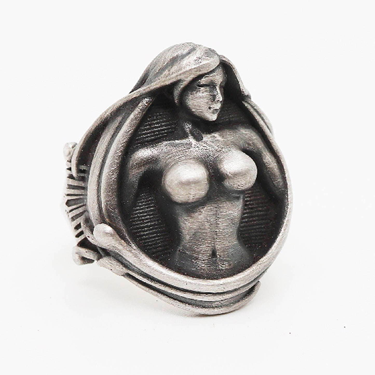 Goddess Silver Ring|Nude Girl Ring|Goddess Ring|Bohemian Ring|Fairy Ring|A Gift for Her