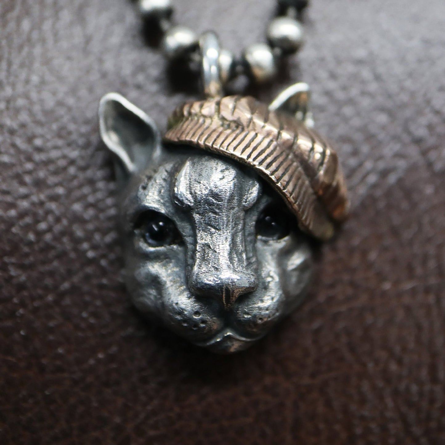 Cat Head 925 Silver Pendant | Cat Head Pendant | Cat Head Necklace | Animal Necklace | Cute Jewelry