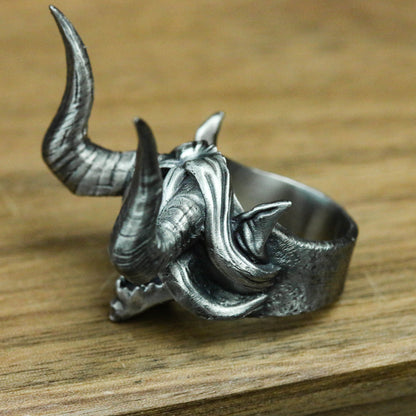Moon Elf Tribal Ring - 925 Silver Fantasy Race Inspired Jewelry - SATANHORN