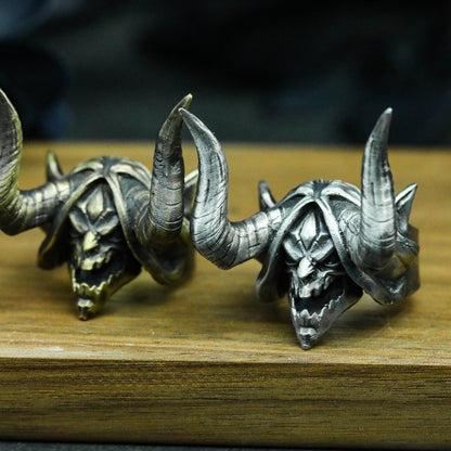 Moon Elf Tribal Ring - 925 Silver Fantasy Race Inspired Jewelry - SATANHORN