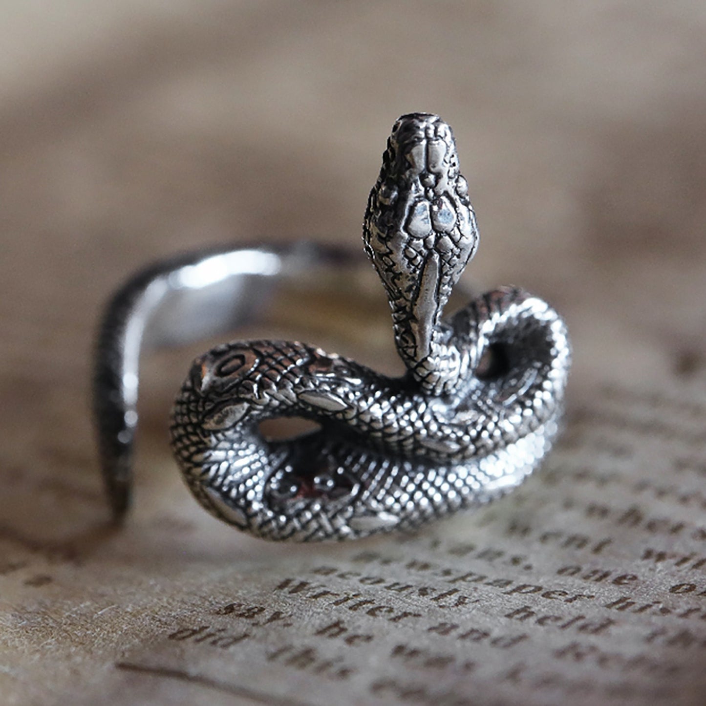 Silver Snake Ring|Snake Ring|Boa Ring|Silver Snake Ring|925 Sterling Silver