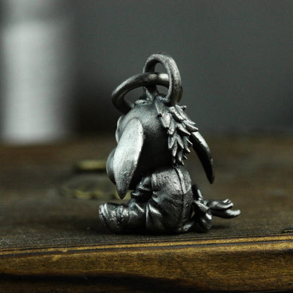 Muppet Donkey 925 Silver Pendant Necklace, Puppet Donkey Pendant, Cute Doll, Cute Donkey Jewelry, Gothic Gift-Craftsman made - SATANHORN
