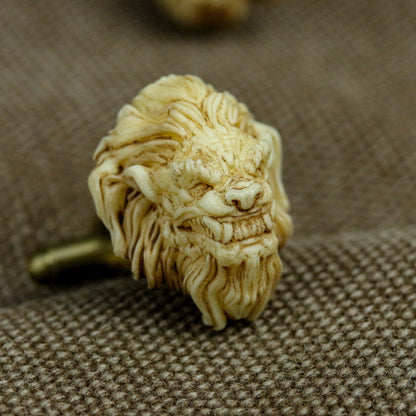 Lion Head Cufflinks|Shirt Cufflinks|Animal Cufflinks Elegant Cufflinks|Men's Accessories