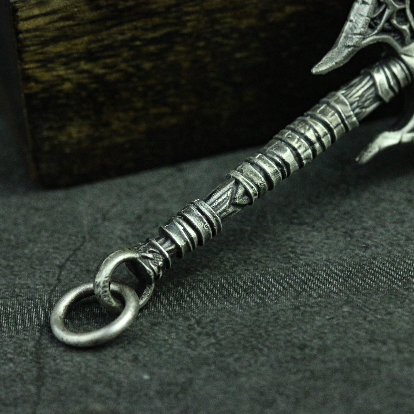 Viking Battle Axe Necklace, Mjolnir Necklace, Thors Hammer Axe, Double Axe Pendant, Viking Warrior Pendant, Norse Jewelry, Amulet Necklace