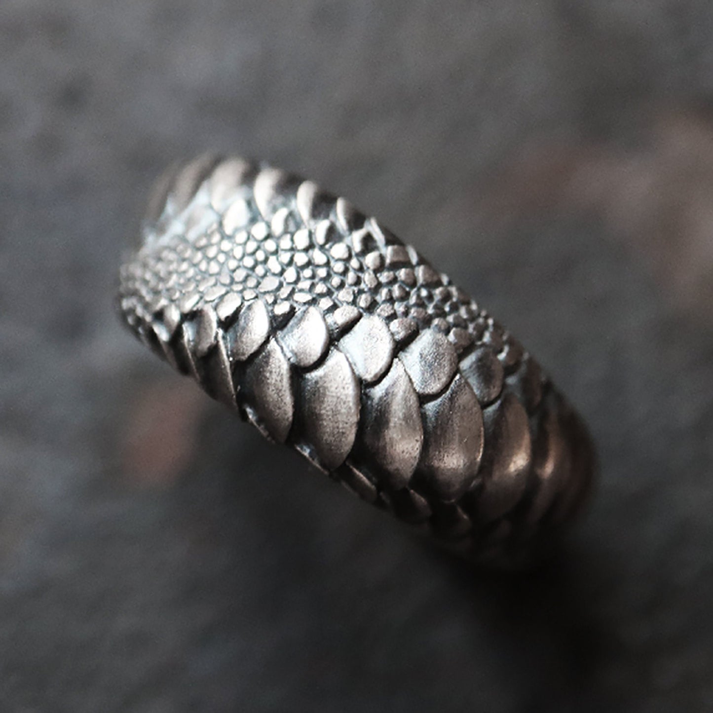 925 Sterling Silver Snake Scale Ring|Snake Ring|Silver Snake Ring|Dragon Scale Ring|Silver Ring|Stackable Ring