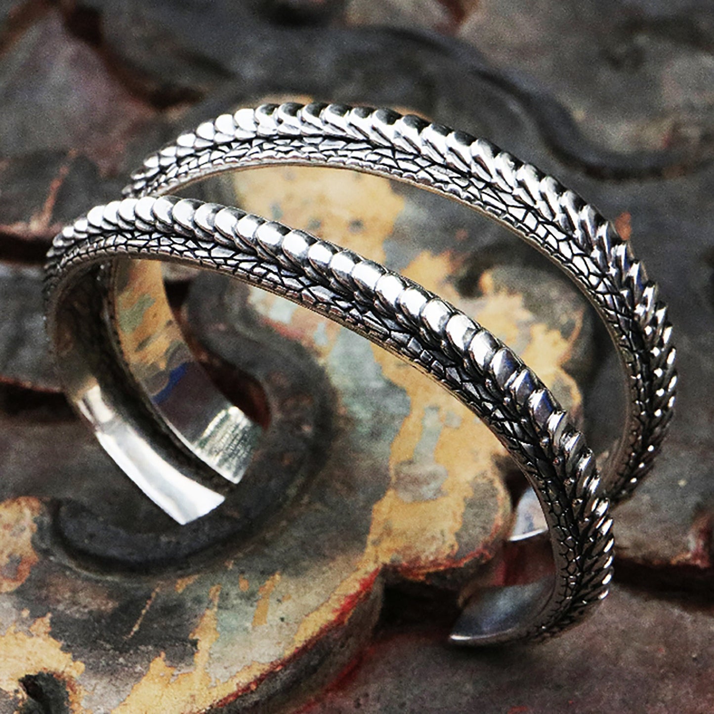 Snake Bone Silver Bracelet|Snake Bracelet|Snake Jewelry|Snake Bone Jewelry|Snake Couple Jewelry|Gift for him