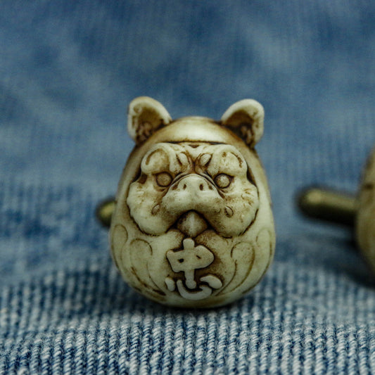 Dharma Egg Cufflinks|Canine Cufflinks|Pet Cufflinks|Animal Cufflinks|Dharma Egg Accessories