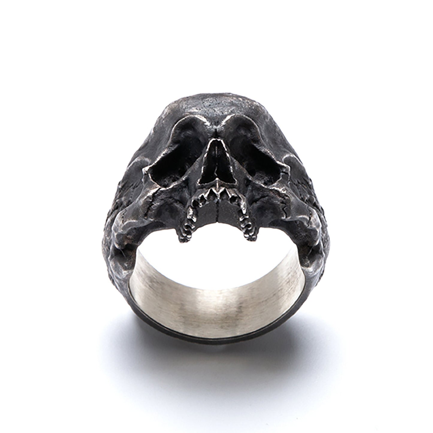 Skull 925 sterling silver ring| skull silver ring|skull silver jewelry|hand-carved