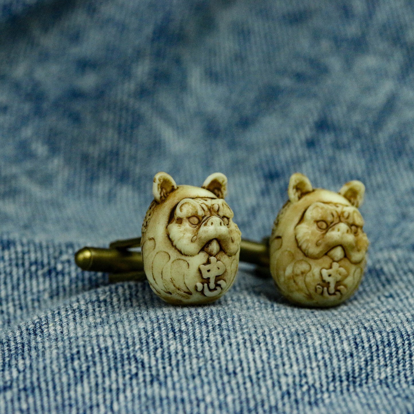 Dharma Egg Cufflinks|Canine Cufflinks|Pet Cufflinks|Animal Cufflinks|Dharma Egg Accessories