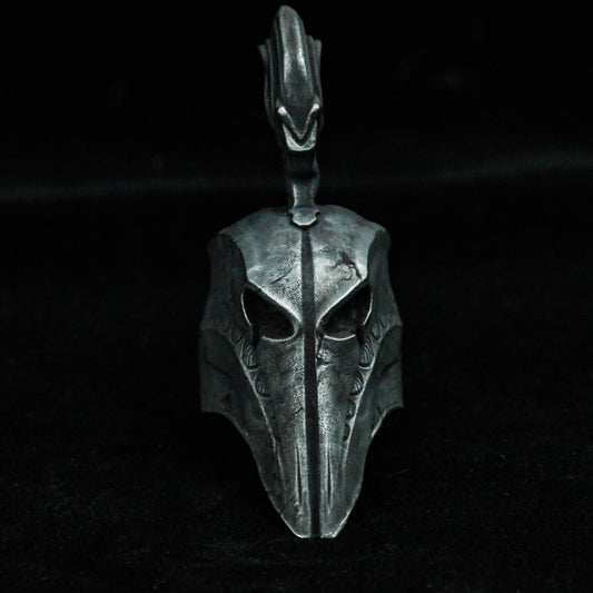 Spartan Ring Helmet Domination Warrior Mask Man Ring Ring Personality Feather Crown Roman Numeral Ring Overlord