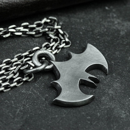 Vampire Bat Silver Pendant|Bat Pendant|Silver Bat|Men's Jewelry