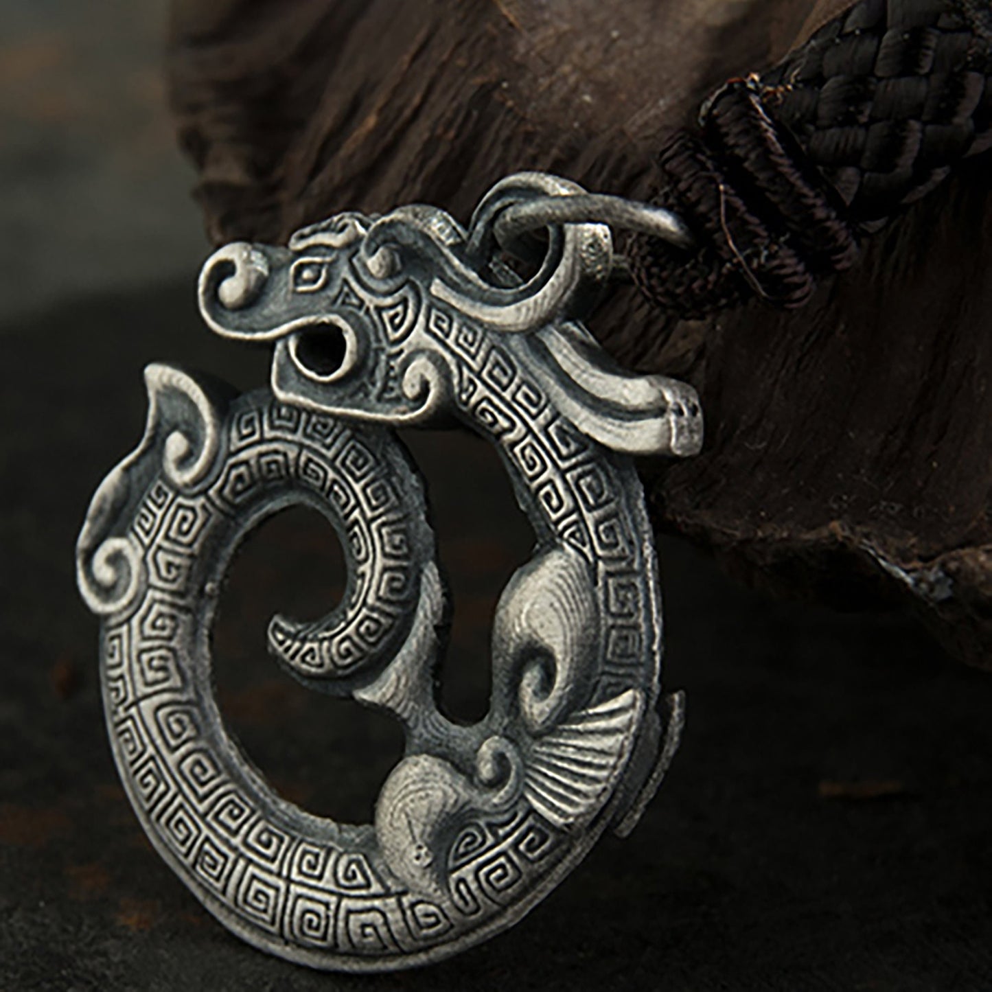 925 sterling silver dragon pendant, ethnic silver jewelry, dragon pendant, dragon pendant, men's pendant