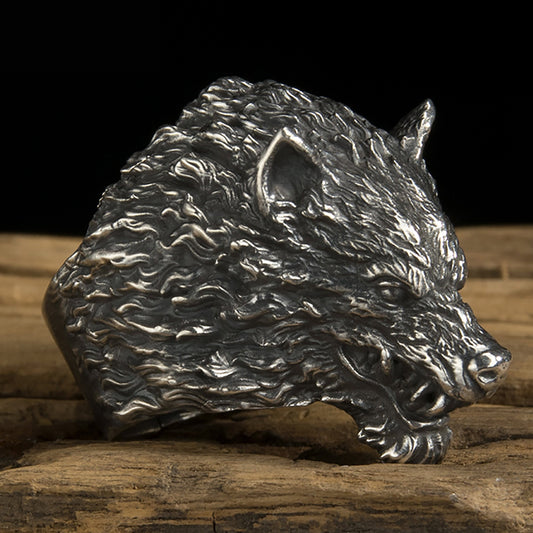 925 sterling silver Werewolf Ring Totem, Werewolf Ring,Animal Jewelry, Wolf Ring,Werewolf Jewelry