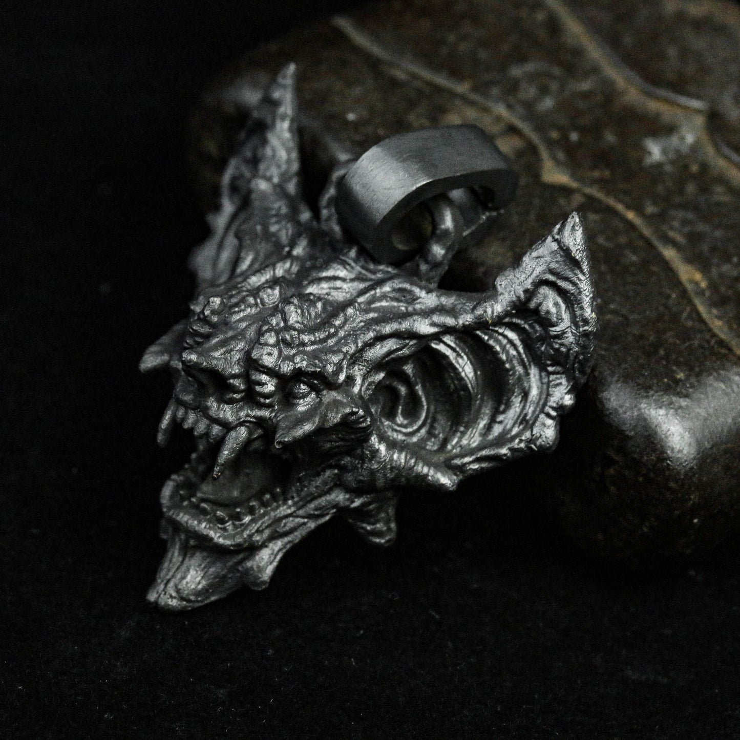 Bat Vampire Gargoyle Pendant 925 Sterling Silver Necklace Brass Modern Men's and Women's Jewelry Pendant Animal