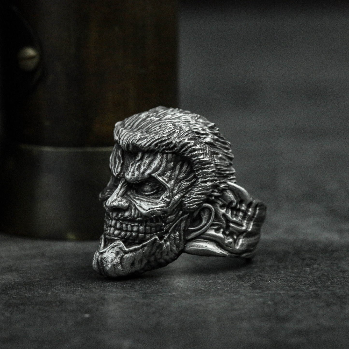 Attack on Titan-Handmade 925 Silver Ring-Japanese Anime Ring-Handmade Personality Silver Ring