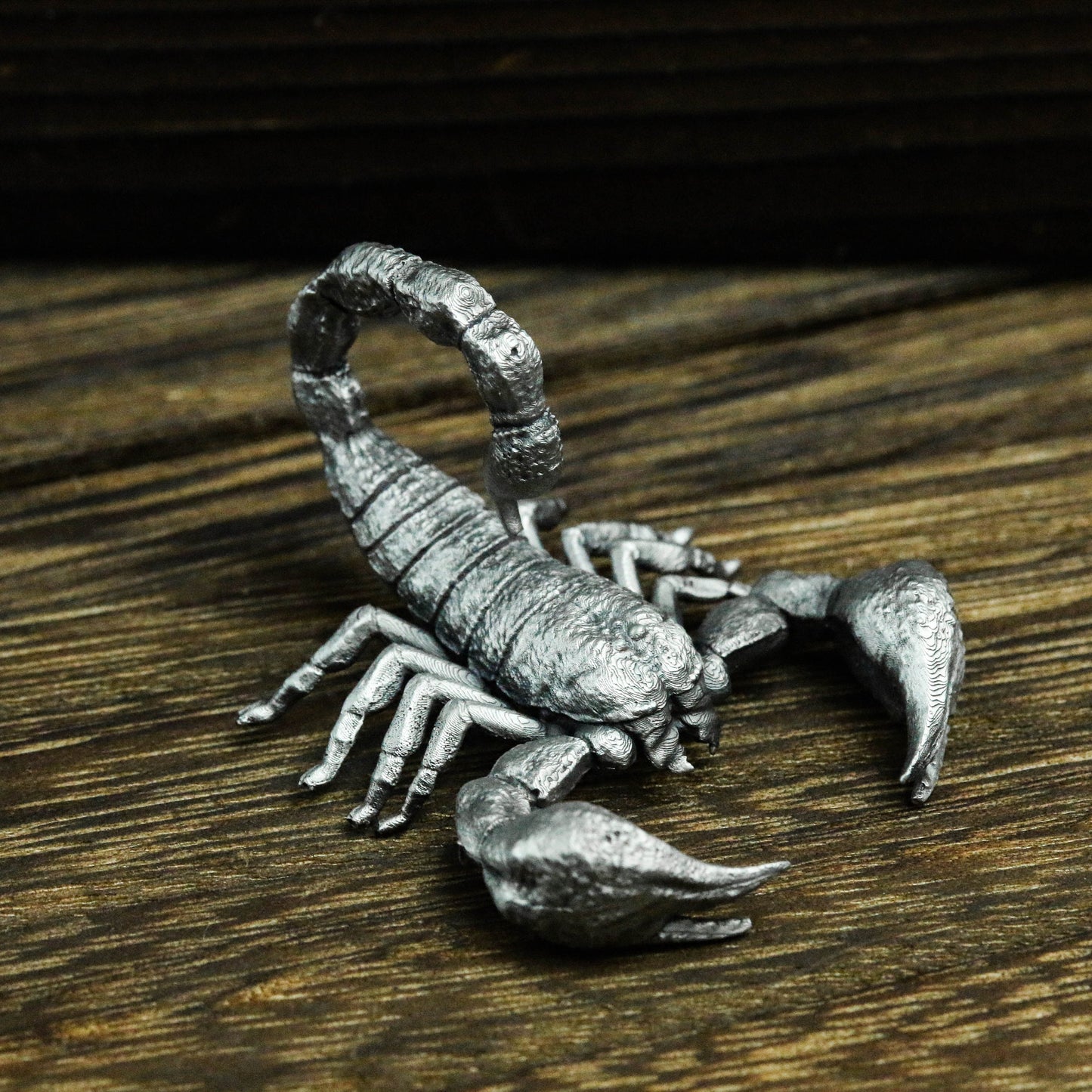 Poisonous Scorpion 925 Silver Pendant Necklace, Scorpion Accessories, Silver Scorpion Animal Necklace, Scorpion Lovers