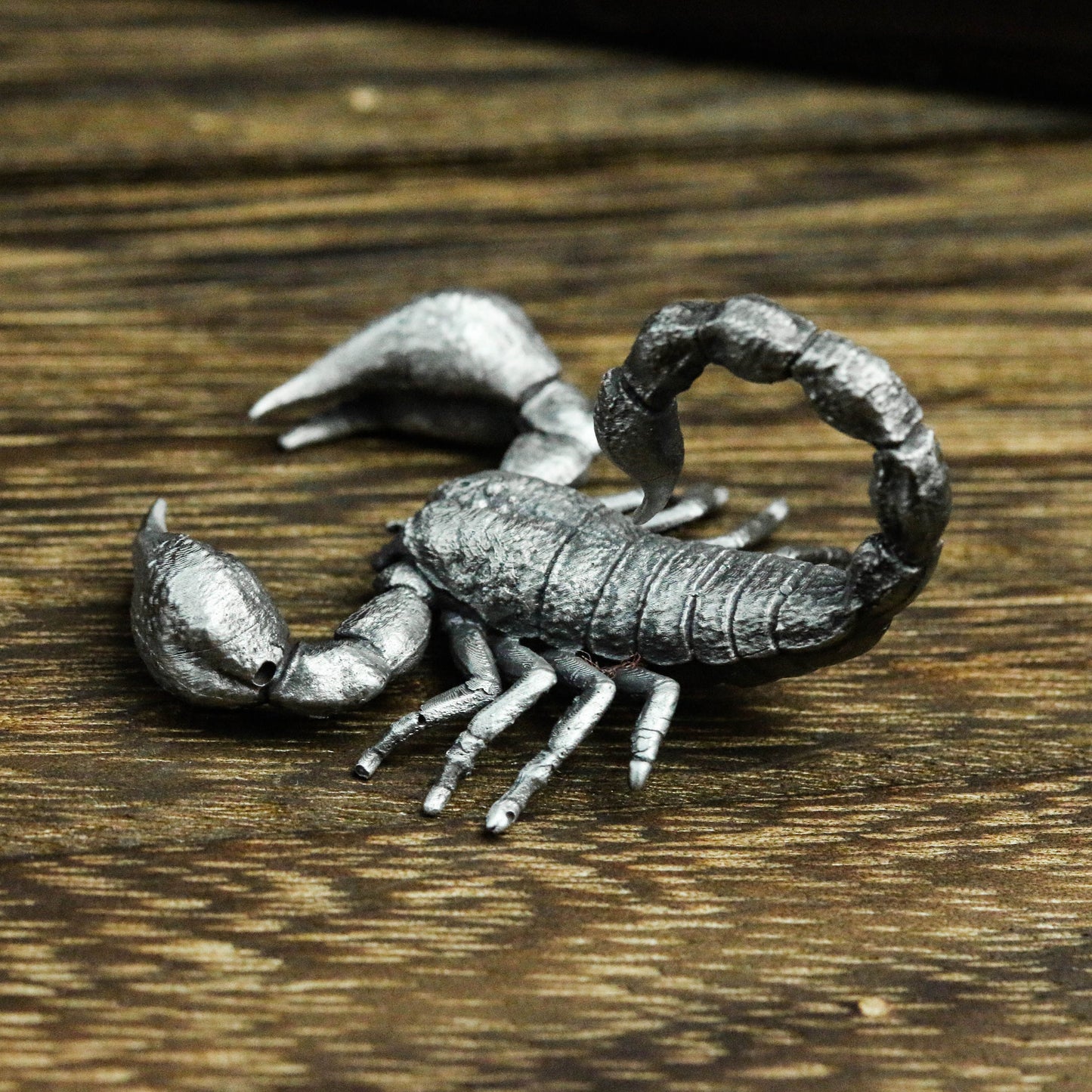 Poisonous Scorpion 925 Silver Pendant Necklace, Scorpion Accessories, Silver Scorpion Animal Necklace, Scorpion Lovers