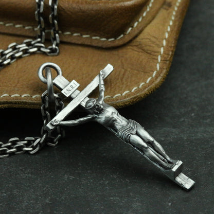 Good Friday 925 Silver Pendant Necklace-Christian Jewelry-Handmade Faith Necklace - SATANHORN