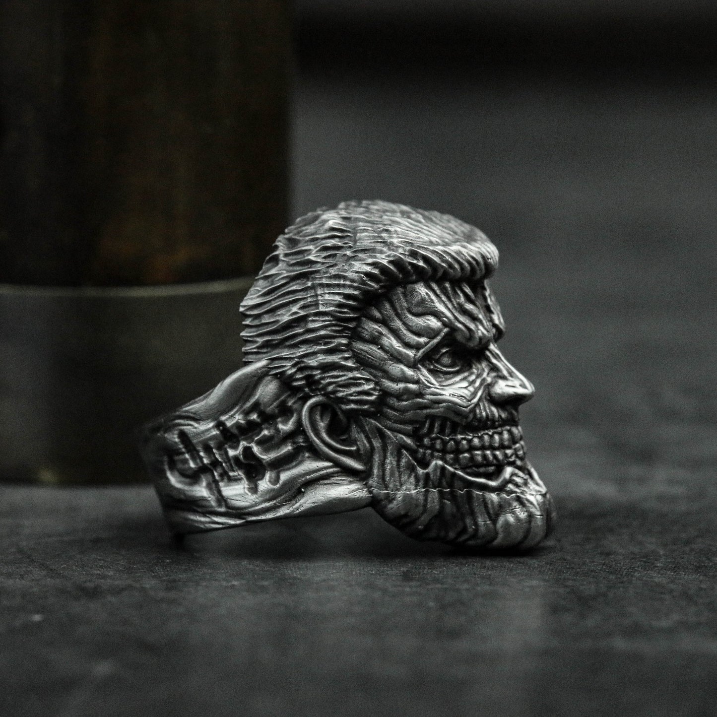 Attack on Titan-Handmade 925 Silver Ring-Japanese Anime Ring-Handmade Personality Silver Ring