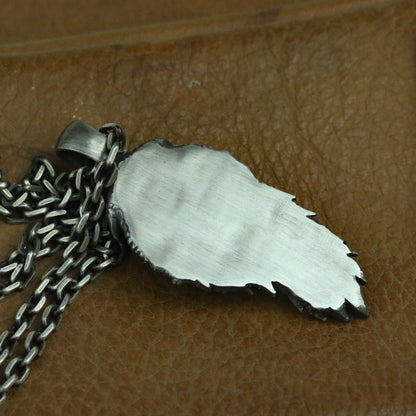 Silver Eagle Pendant, Condor Pendant, Condor Necklace 925 Silver Brass Artisan Making Jewelry