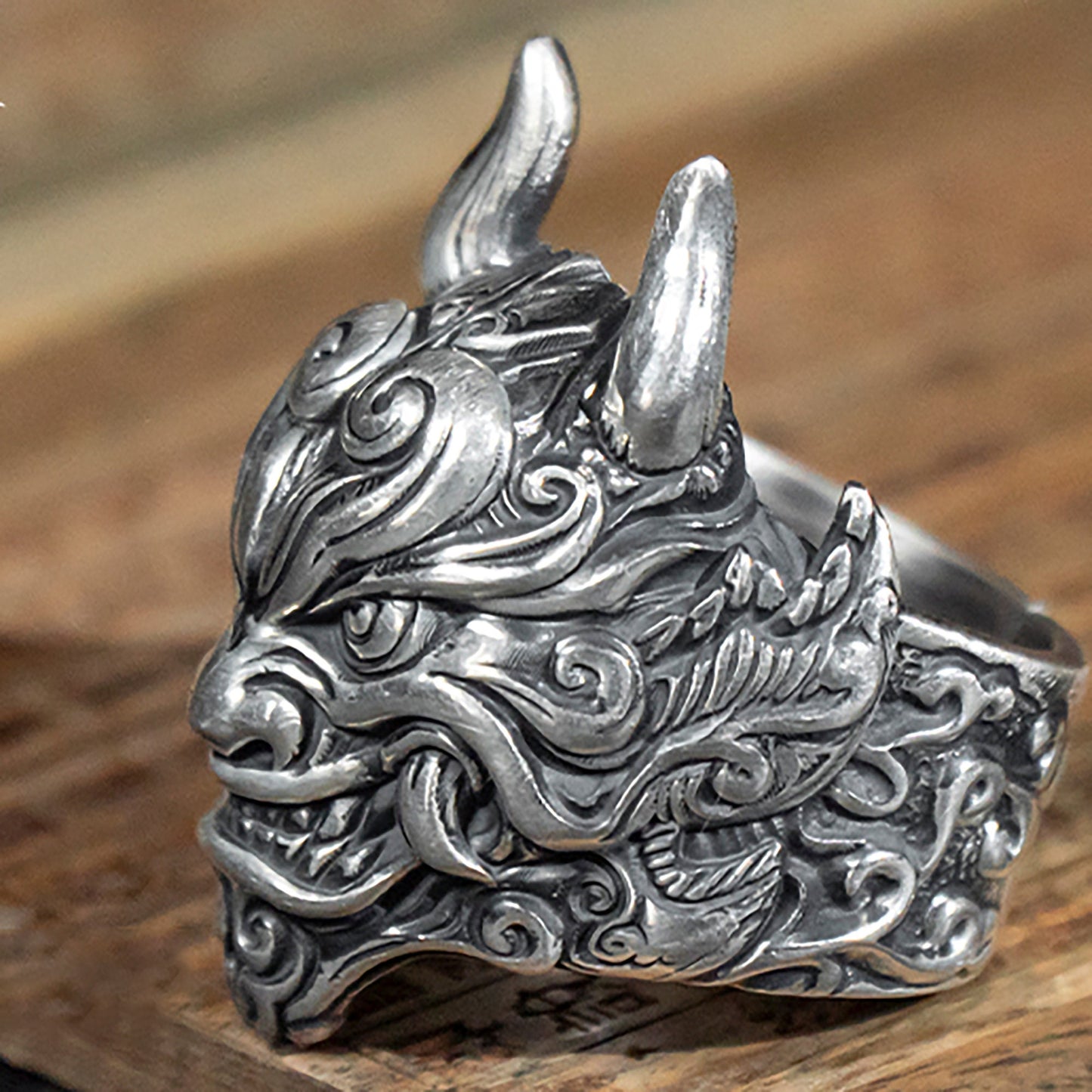 Sterling Silver Mask Ghost Ring | Mask Ghost Ring | Mask Ring | Horror Ring | mask Ring | Men's Ring