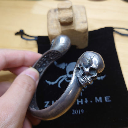 Skull Bracelet 925Silver skull bracelet