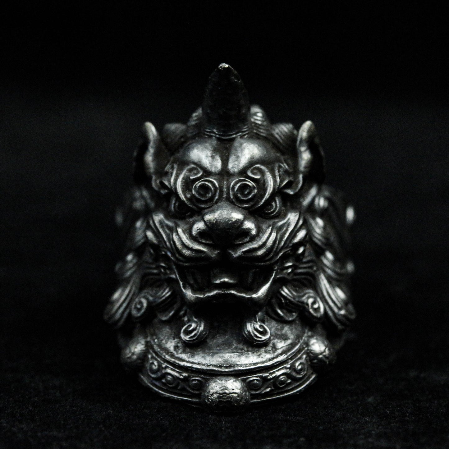 Lion Pixiu ring animal warding off evil blessing peace mascot the thing of faith unicorn beast retro ring popular niche