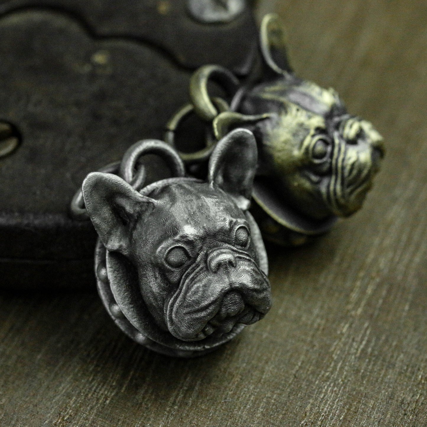 925 Sterling Silver Bulldog Pendant Necklace, Animal Pendant, Dog Head Necklace, Pet Lover Gifts - Handmade