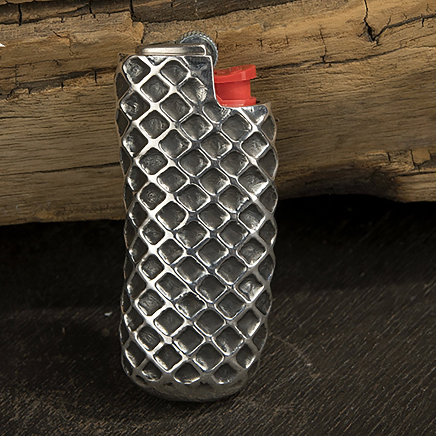 Sterling Silver Diamond Lighter Case | Diamond Lighter Case | Lighter Case | Men's Gift