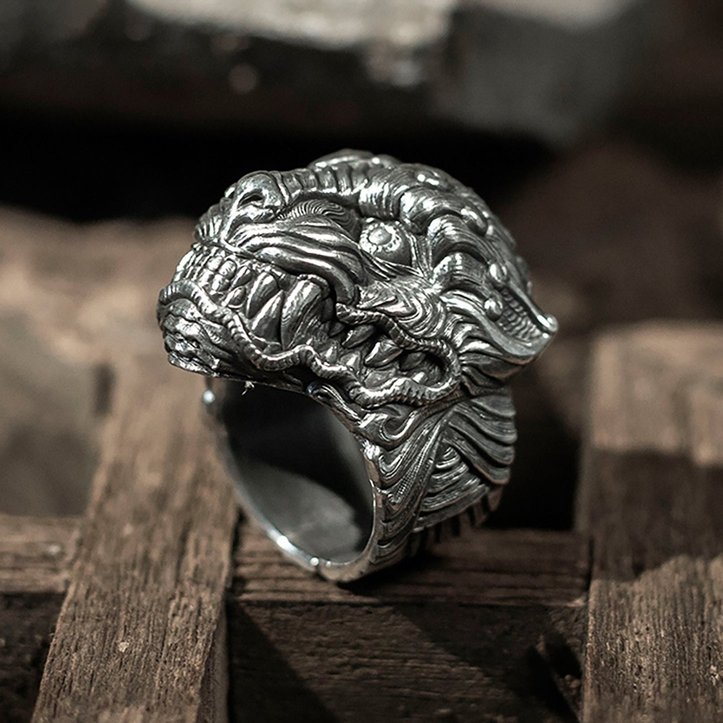 925 sterling silver tiger ring, wild cat animal ring, cute tiger ring, tiger ring, men's ring - handmade