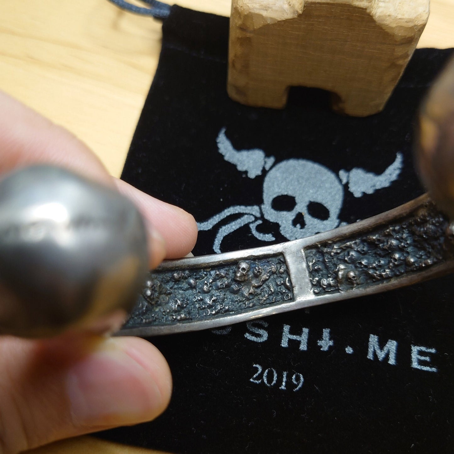 Skull Bracelet 925Silver skull bracelet